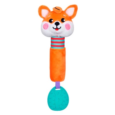 Пищалка с прорезывателем Лисенок Жирафики 939515 1